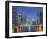 Skyscrapers, Dubai Marina, Dubai, United Arab Emirates-Rainer Mirau-Framed Premium Photographic Print