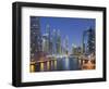 Skyscrapers, Dubai Marina, Dubai, United Arab Emirates-Rainer Mirau-Framed Photographic Print