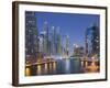 Skyscrapers, Dubai Marina, Dubai, United Arab Emirates-Rainer Mirau-Framed Photographic Print