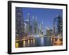 Skyscrapers, Dubai Marina, Dubai, United Arab Emirates-Rainer Mirau-Framed Photographic Print