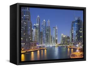 Skyscrapers, Dubai Marina, Dubai, United Arab Emirates-Rainer Mirau-Framed Stretched Canvas