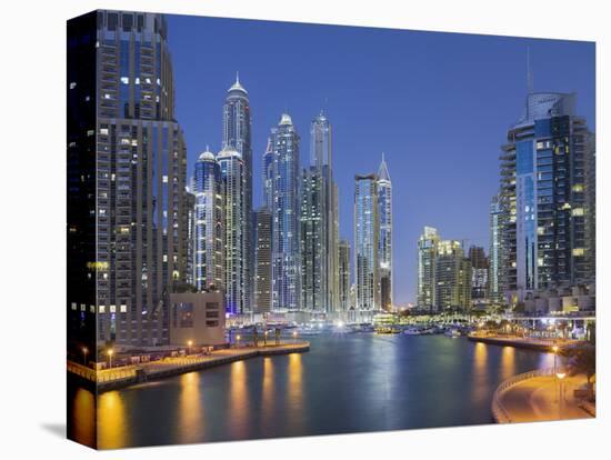 Skyscrapers, Dubai Marina, Dubai, United Arab Emirates-Rainer Mirau-Stretched Canvas