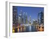 Skyscrapers, Dubai Marina, Dubai, United Arab Emirates-Rainer Mirau-Framed Photographic Print