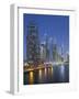 Skyscrapers, Dubai Marina, Dubai, United Arab Emirates-Rainer Mirau-Framed Photographic Print