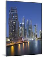 Skyscrapers, Dubai Marina, Dubai, United Arab Emirates-Rainer Mirau-Mounted Photographic Print