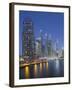 Skyscrapers, Dubai Marina, Dubai, United Arab Emirates-Rainer Mirau-Framed Photographic Print