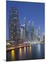 Skyscrapers, Dubai Marina, Dubai, United Arab Emirates-Rainer Mirau-Mounted Photographic Print