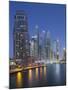 Skyscrapers, Dubai Marina, Dubai, United Arab Emirates-Rainer Mirau-Mounted Photographic Print