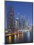 Skyscrapers, Dubai Marina, Dubai, United Arab Emirates-Rainer Mirau-Mounted Photographic Print