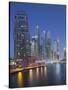 Skyscrapers, Dubai Marina, Dubai, United Arab Emirates-Rainer Mirau-Stretched Canvas