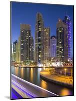 Skyscrapers, Dubai Marina, Dubai, United Arab Emirates-Rainer Mirau-Mounted Photographic Print