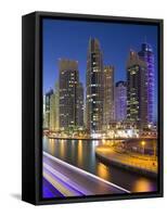 Skyscrapers, Dubai Marina, Dubai, United Arab Emirates-Rainer Mirau-Framed Stretched Canvas