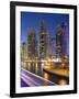 Skyscrapers, Dubai Marina, Dubai, United Arab Emirates-Rainer Mirau-Framed Photographic Print