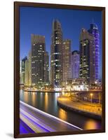 Skyscrapers, Dubai Marina, Dubai, United Arab Emirates-Rainer Mirau-Framed Photographic Print