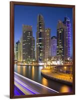 Skyscrapers, Dubai Marina, Dubai, United Arab Emirates-Rainer Mirau-Framed Photographic Print