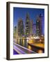 Skyscrapers, Dubai Marina, Dubai, United Arab Emirates-Rainer Mirau-Framed Photographic Print