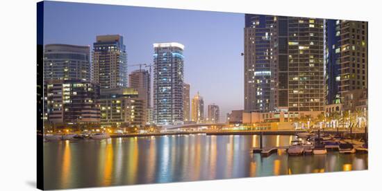 Skyscrapers, Dubai Marina, Dubai, United Arab Emirates-Rainer Mirau-Stretched Canvas