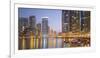 Skyscrapers, Dubai Marina, Dubai, United Arab Emirates-Rainer Mirau-Framed Photographic Print