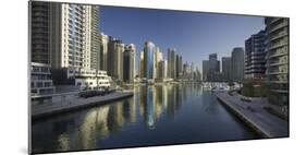 Skyscrapers, Dubai Marina, Dubai, United Arab Emirates-Rainer Mirau-Mounted Photographic Print