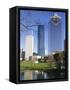 Skyscrapers, Houston, Texas, USA-Charles Bowman-Framed Stretched Canvas