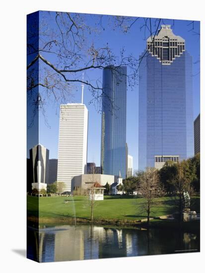 Skyscrapers, Houston, Texas, USA-Charles Bowman-Stretched Canvas