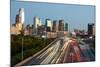 Skyscrapers in a City at Dusk, Philadelphia, Pennsylvania, Usa-null-Mounted Photographic Print