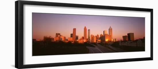 Skyscrapers in a City, Atlanta, Georgia, USA-null-Framed Photographic Print