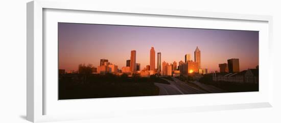 Skyscrapers in a City, Atlanta, Georgia, USA-null-Framed Photographic Print