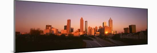 Skyscrapers in a City, Atlanta, Georgia, USA-null-Mounted Photographic Print