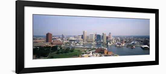 Skyscrapers in a City, Baltimore, Maryland, USA-null-Framed Photographic Print