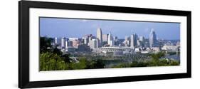 Skyscrapers in a City, Cincinnati, Ohio, USA-null-Framed Photographic Print