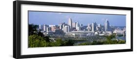 Skyscrapers in a City, Cincinnati, Ohio, USA-null-Framed Photographic Print