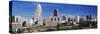 Skyscrapers in a city, Cleveland, Ohio, USA-null-Stretched Canvas