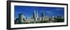 Skyscrapers in a city, Cleveland, Ohio, USA-null-Framed Photographic Print