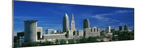 Skyscrapers in a city, Cleveland, Ohio, USA-null-Mounted Photographic Print