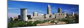 Skyscrapers in a city, Cleveland, Ohio, USA-null-Mounted Photographic Print