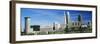 Skyscrapers in a city, Cleveland, Ohio, USA-null-Framed Photographic Print