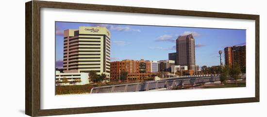 Skyscrapers in a city, Columbus, Ohio, USA-null-Framed Photographic Print