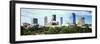 Skyscrapers in a city, Little Rock, Arkansas, USA-null-Framed Photographic Print