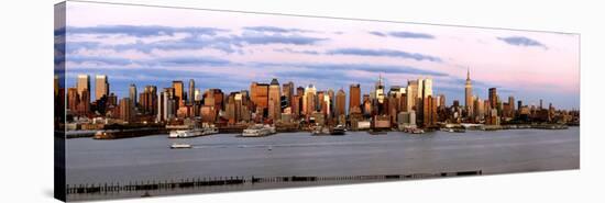 Skyscrapers in a City, Manhattan, New York City, New York State, USA-null-Stretched Canvas