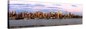 Skyscrapers in a City, Manhattan, New York City, New York State, USA-null-Stretched Canvas