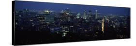 Skyscrapers in a City, Montreal, Quebec, Canada-null-Stretched Canvas