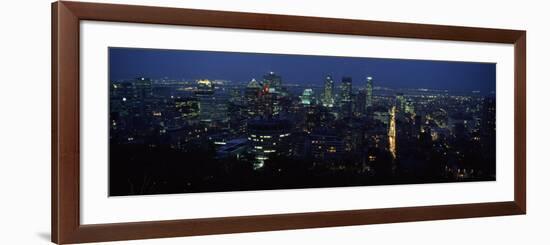 Skyscrapers in a City, Montreal, Quebec, Canada-null-Framed Photographic Print