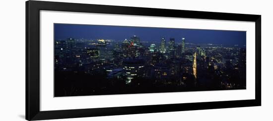 Skyscrapers in a City, Montreal, Quebec, Canada-null-Framed Photographic Print