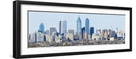 Skyscrapers in a City, Philadelphia, Pennsylvania, USA-null-Framed Photographic Print