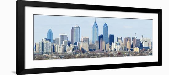 Skyscrapers in a City, Philadelphia, Pennsylvania, USA-null-Framed Photographic Print