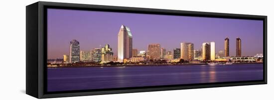 Skyscrapers in a City, San Diego, San Diego County, California, USA-null-Framed Stretched Canvas