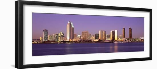 Skyscrapers in a City, San Diego, San Diego County, California, USA-null-Framed Photographic Print