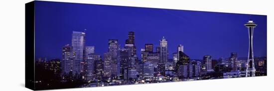 Skyscrapers in a City, Seattle, Washington State, USA-null-Stretched Canvas