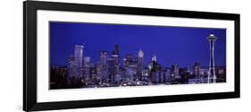 Skyscrapers in a City, Seattle, Washington State, USA-null-Framed Photographic Print